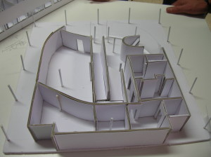 Plastico di studio della Villa Savoye di Le Corbusier 3